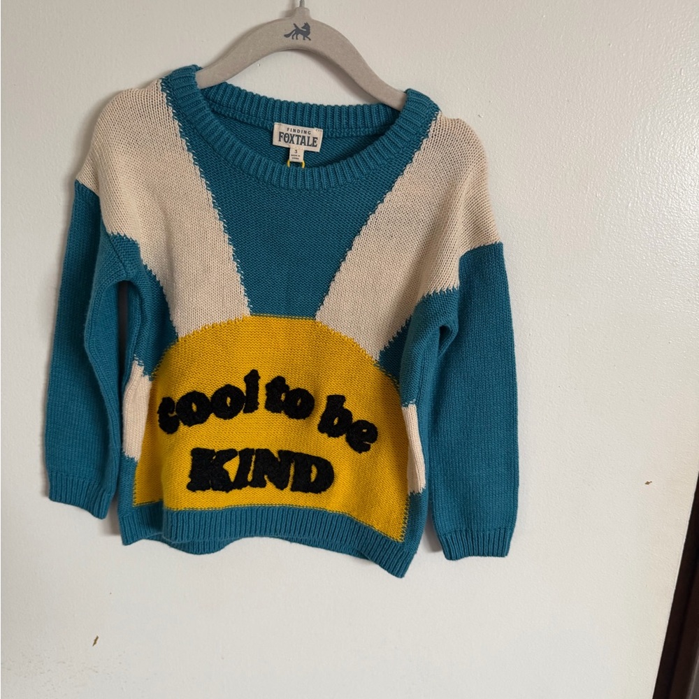 Kids Sweater - Blue and Yellow